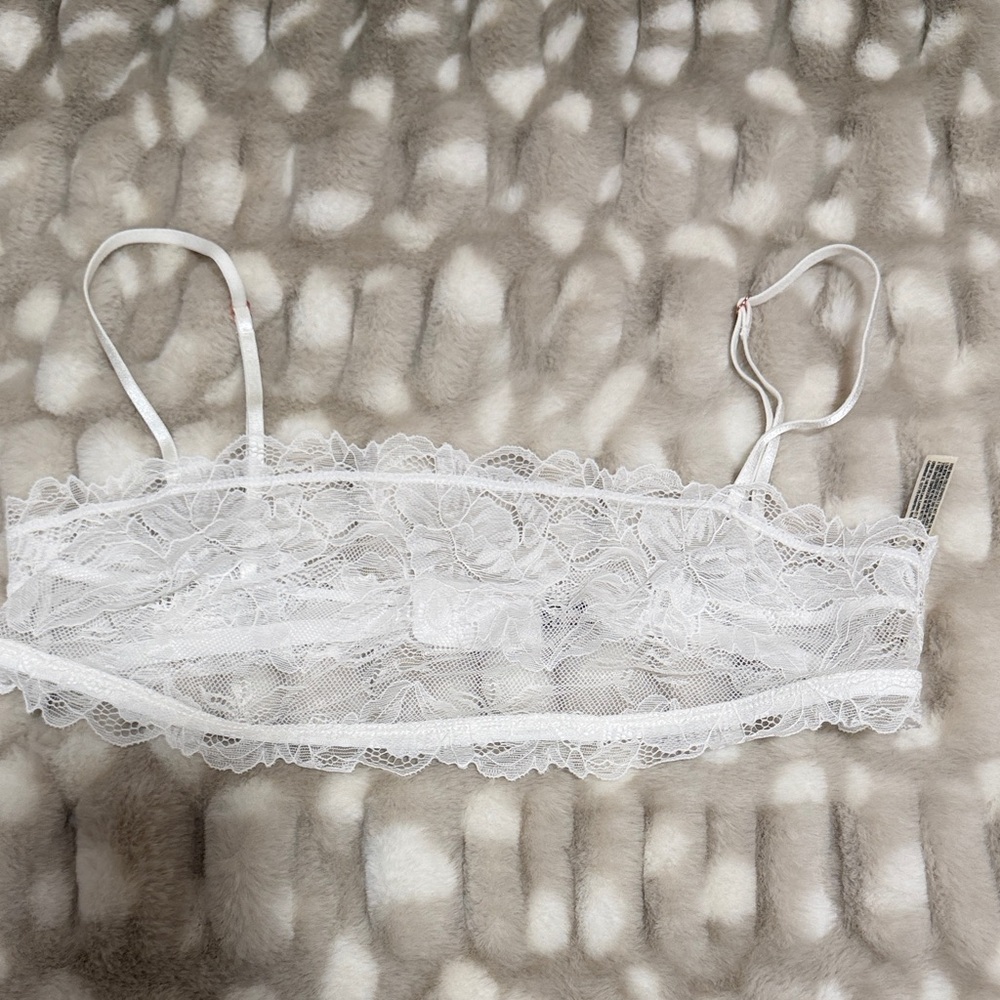 Free People White Lace Bandeau - Picture 2 of 4